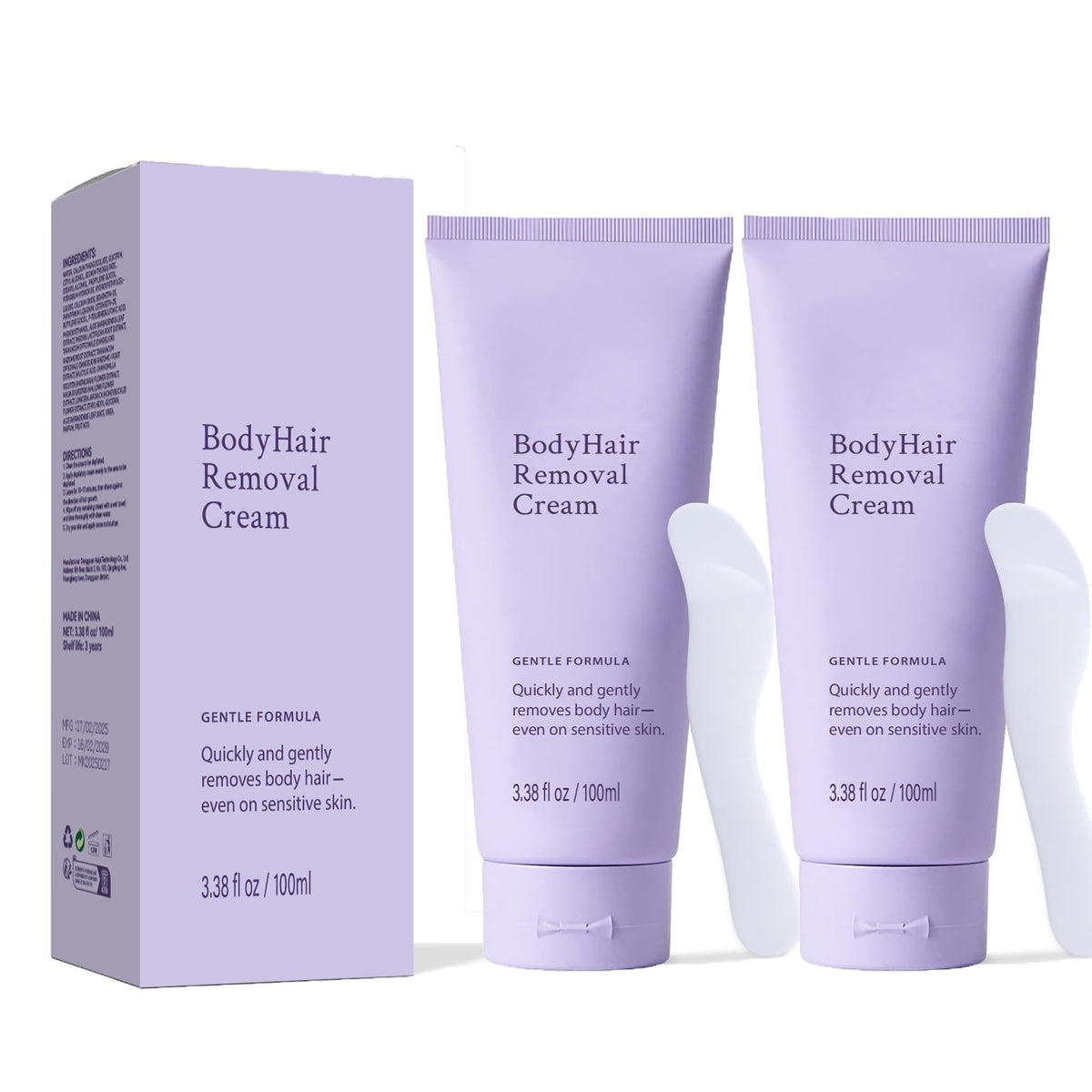 Bership hair removal cream tube for smooth, hair-free skin