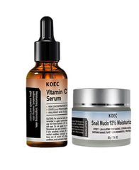 BERVEAL Vitamin C facial serum bottle with pour, lightweight hydration.