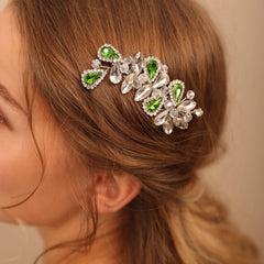 BERYUAN cottagecore wedding hair accessory in gold pearls