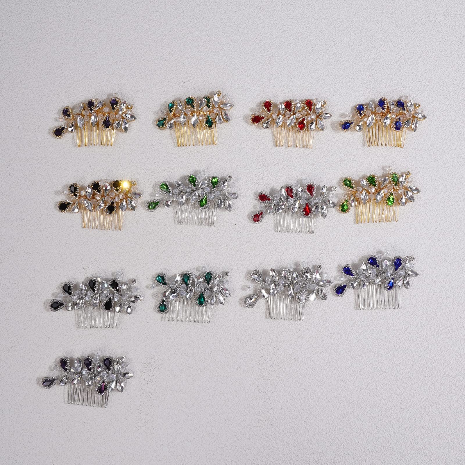 BERYUAN gift-worthy bridal hair comb with crystals and pearls