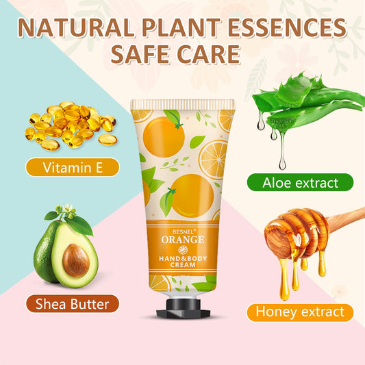 Besnel hand cream gift set lavender fragrance for soothing skin and relaxing evenings.