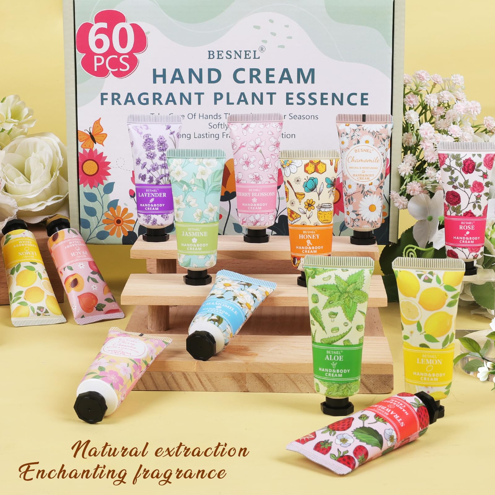Besnel bulk packaging designed for travel and gifting convenience