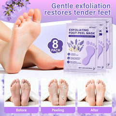 BESNEL moisturizing foot mask pair delivering deep hydration and softness