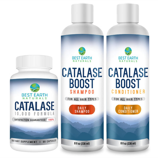 Best Earth Naturals Catalase 10000 capsules bottle for daily vitality.