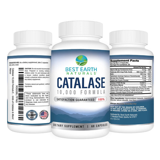 Best Earth Naturals Catalase Shampoo 8oz bottle for clean, nourished hair.