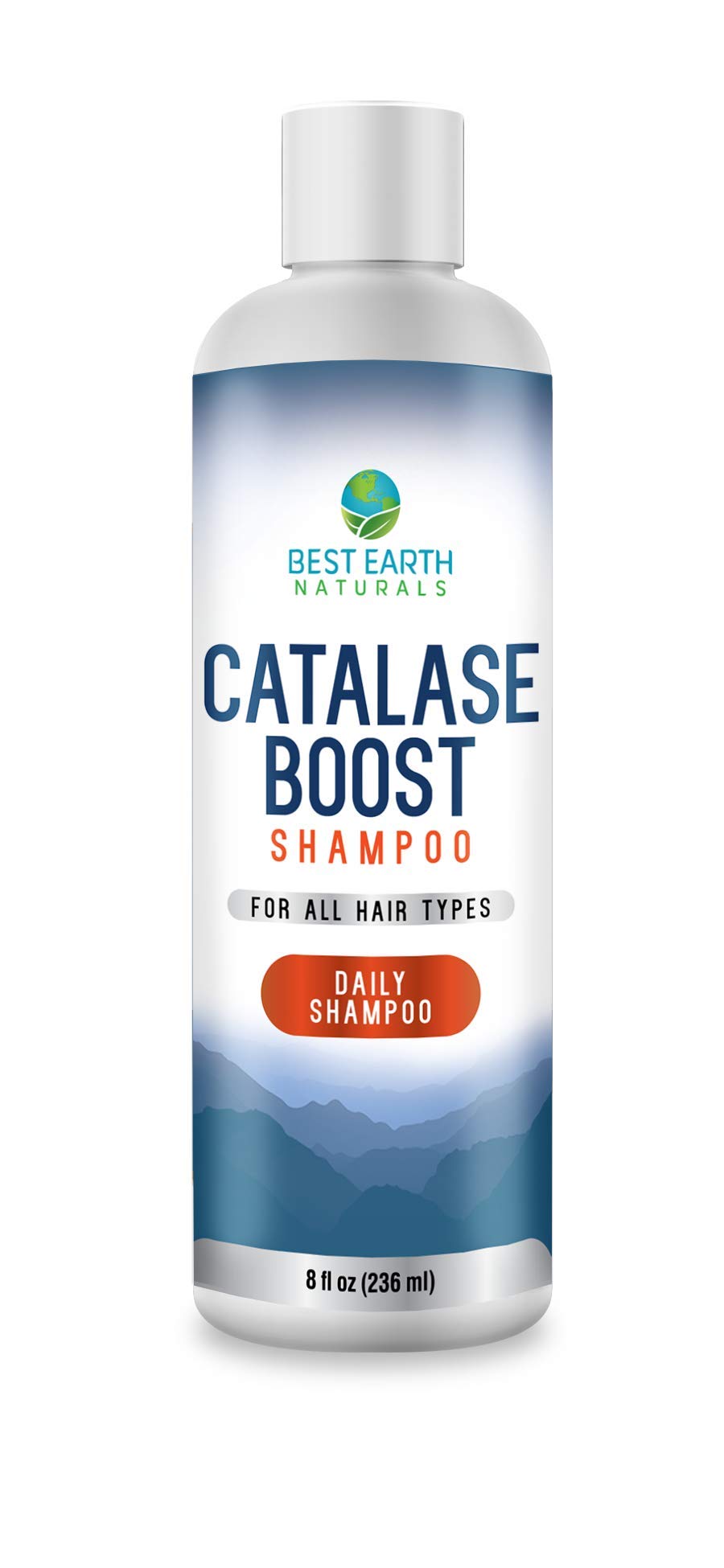 Best Earth Naturals Catalase Shampoo bottle front promotes vitality and shine