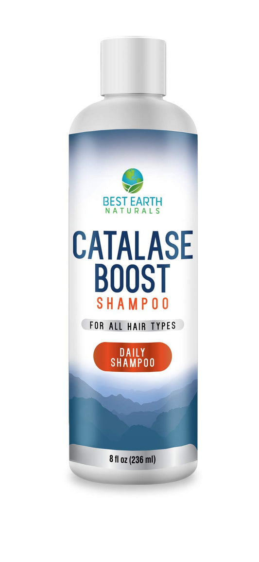Best Earth Naturals Catalase Shampoo bottle front promotes vitality and shine