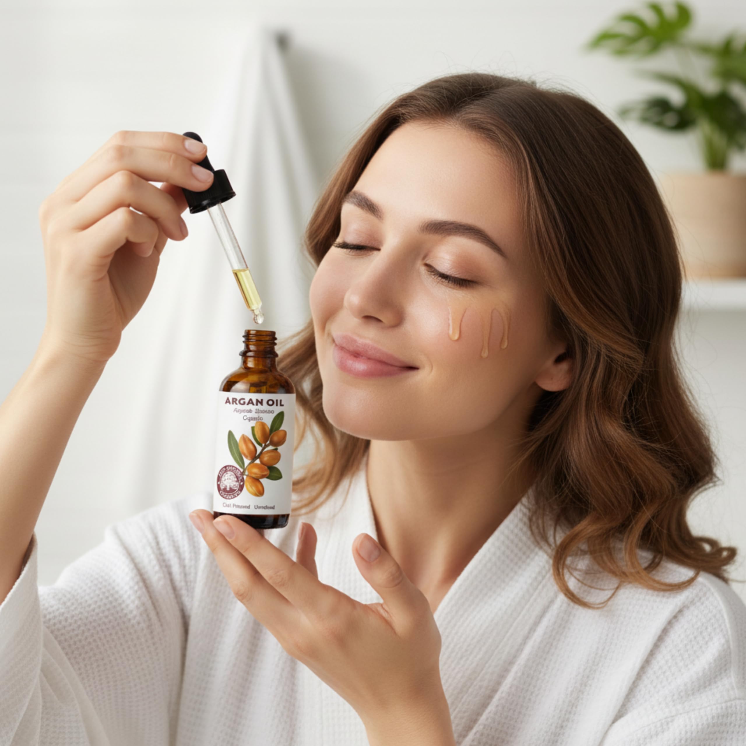 Best Nature's Cosmetics Argan Oil on nails and cuticles nourishes and strengthens