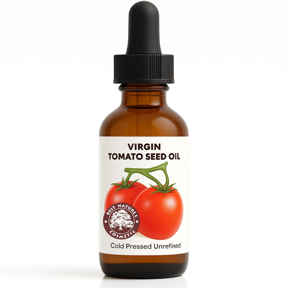 Best Nature's Cosmetics tomato seed oil adds a gentle, aromatic routine.
