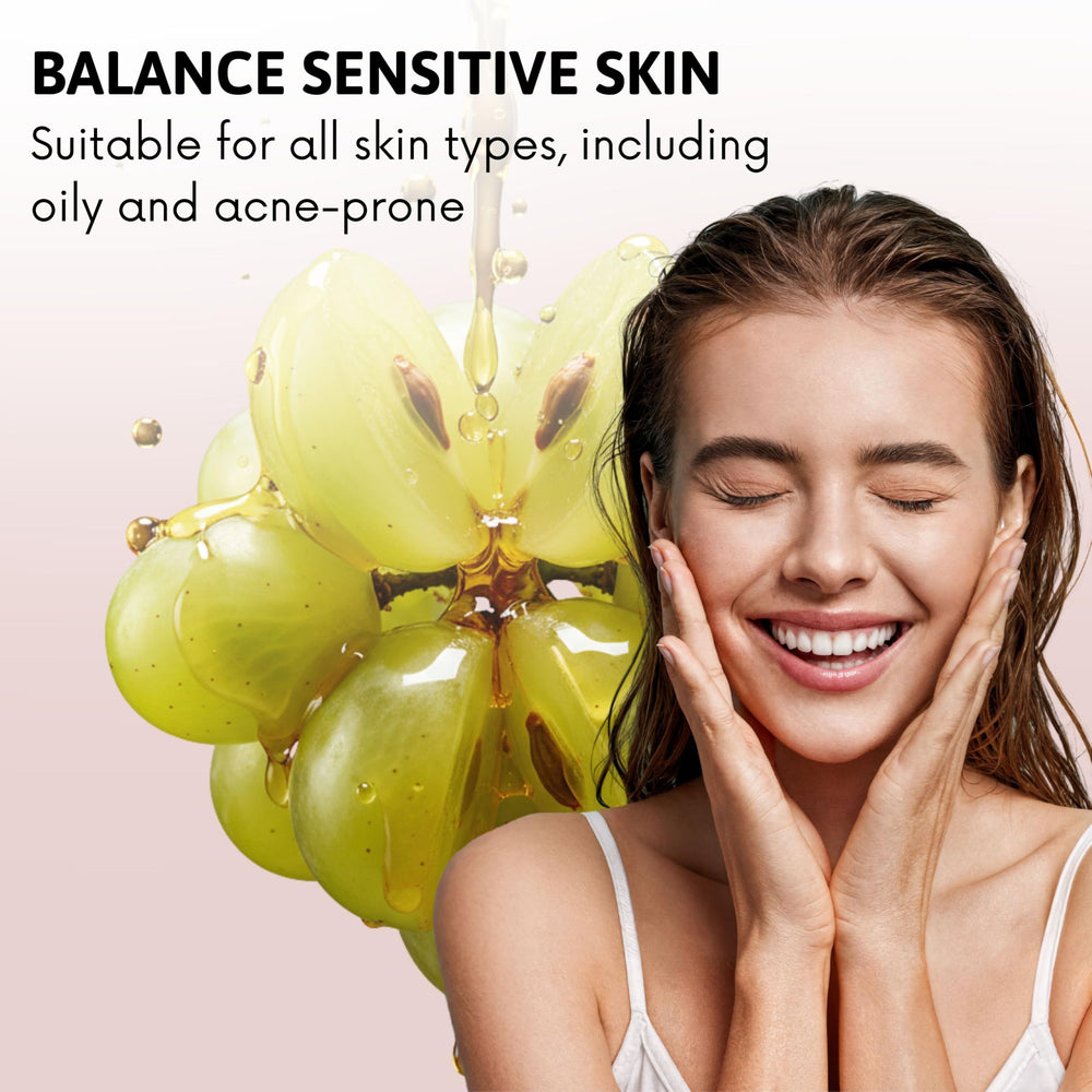 Best of Nature grapeseed oil hair care to smooth and condition.