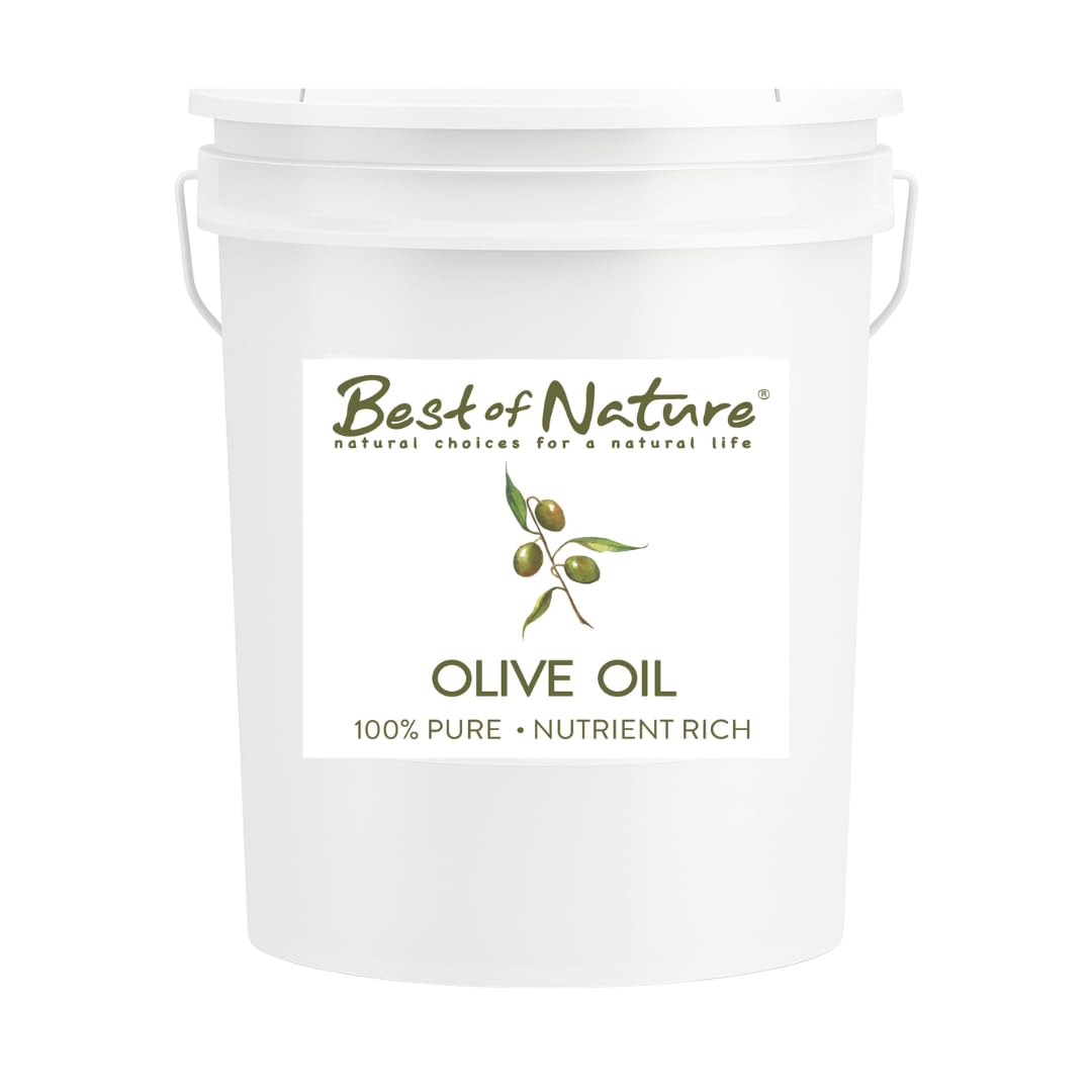 Best of Nature olive oil bottle pour for smooth skin hydration.