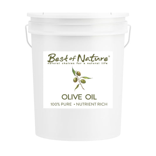 Best of Nature olive oil bottle pour for smooth skin hydration.