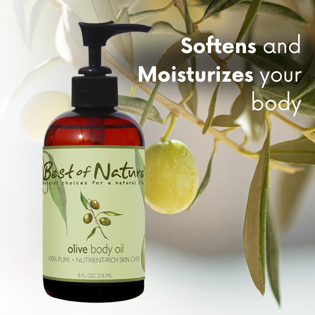 Best of Nature olive oil skincare for elasticity and nourishment.