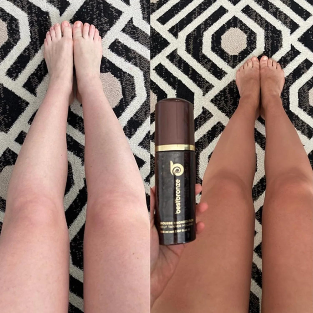Best Bronze exfoliation step preparing skin for even color
