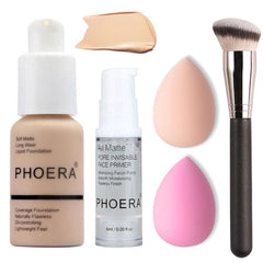 BestLand 5PCS liquid foundation set packaging ideal for pros or beginners