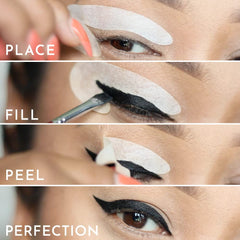 Beth Bender Beauty adhesive stencils fit all eye shapes securely