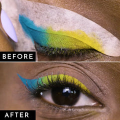 Beth Bender Beauty stencils work with gel, liquid, powder and cream formulas