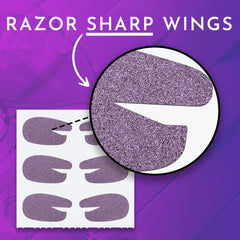 Beth Bender Beauty Pro Go Eyeliner Stencil pair ensures symmetrical, effortless eye shaping.