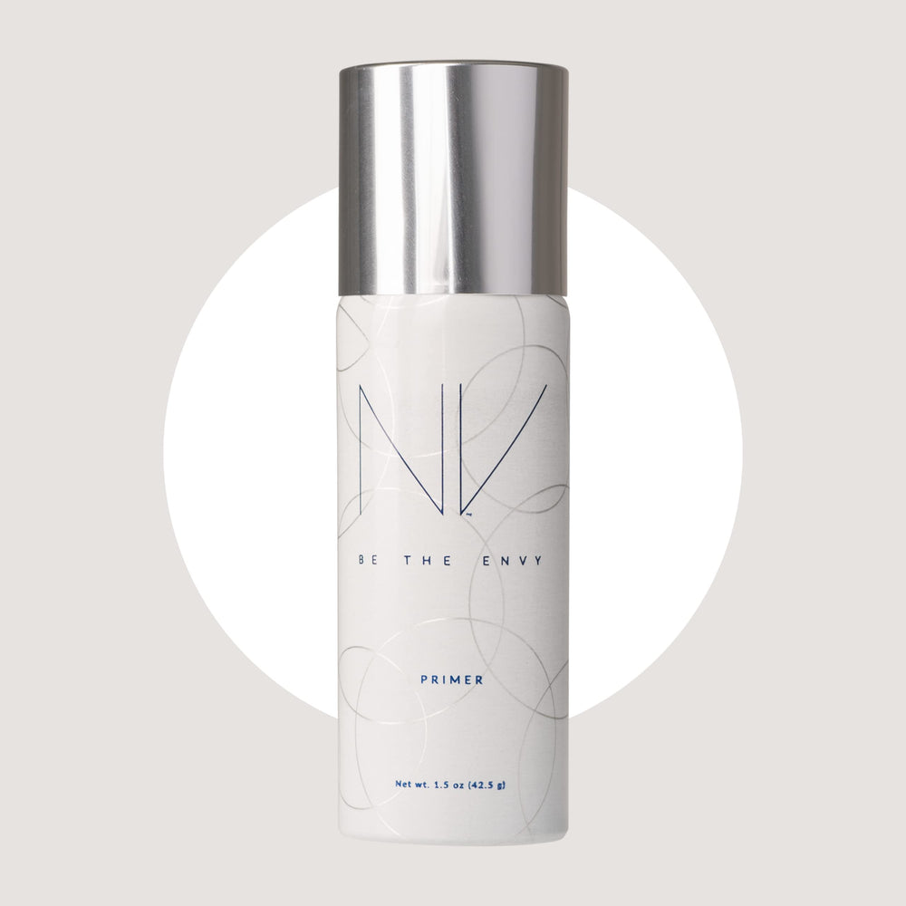 Be The Envy NV Perfecting Mist Primer packaging highlights a clean, cruelty-free formula.