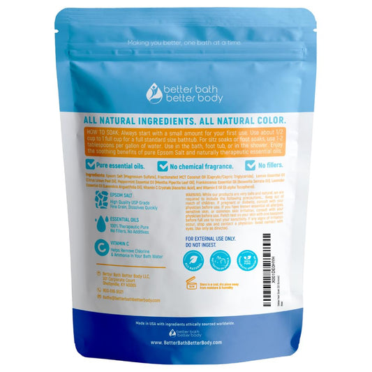 Better Bath Better Body lemon-pour soak ready-to-use bottle for aromatic relaxation.