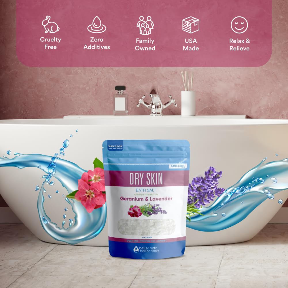 Better Bath Better Body vitamin C crystals support bath water clarity and freshness.