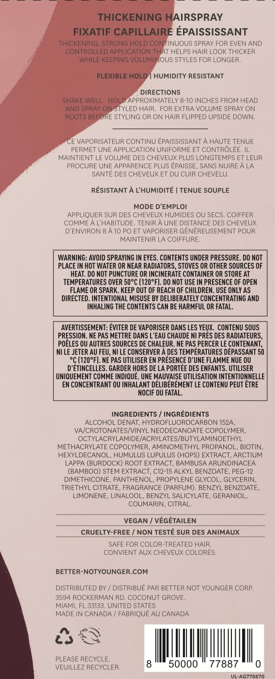 Shampoo bottle beside color-treated hair example