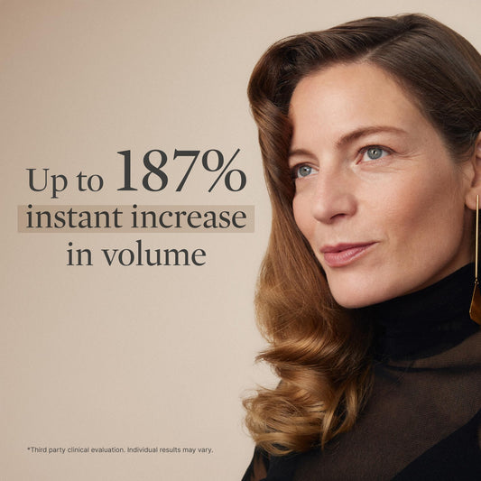 Better Not Younger hairspray spray-dispense demonstrates easy, brushable all-day hold.