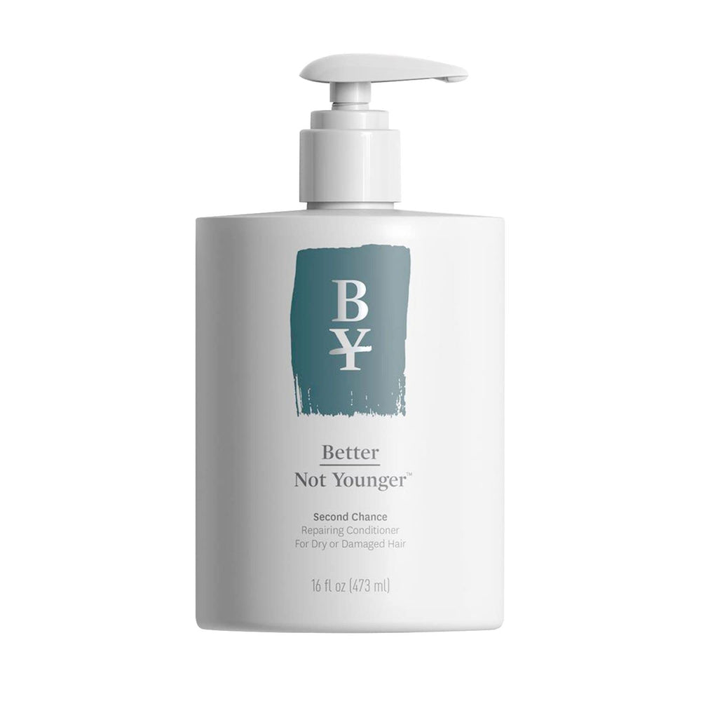 Better Not Younger Second Chance Repairing Conditioner bottle showing its moisture-rich care
