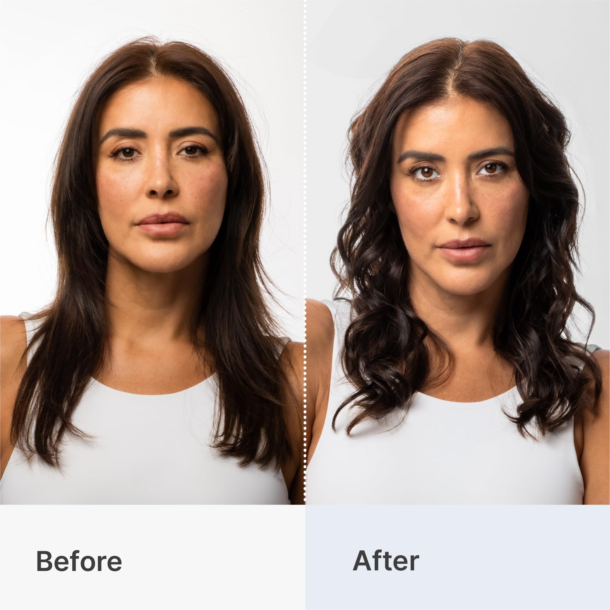 Shake and apply steps shown for quick, effortless styling.