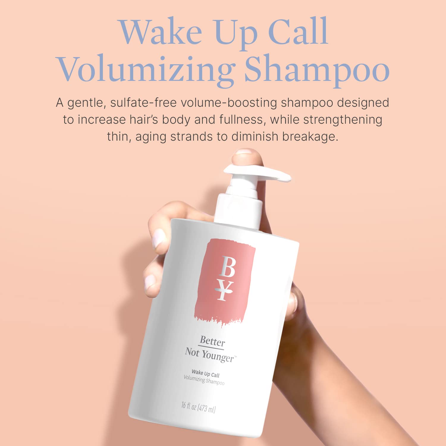 Better Not Younger Wake Up Call lather closeup demonstrates gentle cleansing.