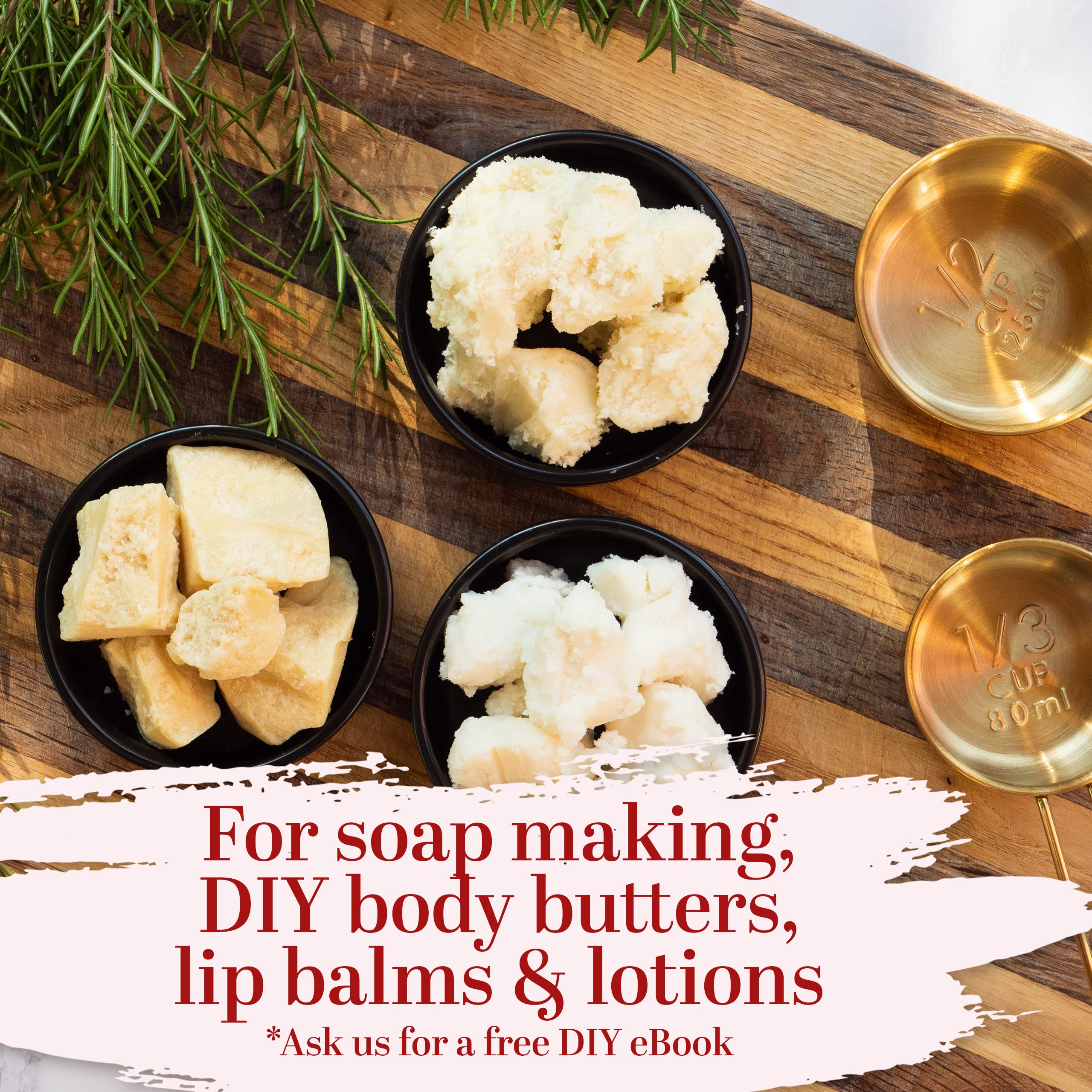 Better Shea Butter 3-pack set featuring pure butters for DIY projects.