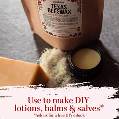 Better Shea Butter Beeswax wax wraps provide reusable, pliant food protection.