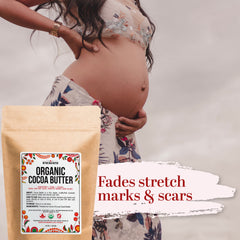 Better Shea Butter cocoa butter melt application showing quick absorption