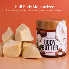 Fragrance-free packaging of Better Shea Butter suitable for sensitive skin.