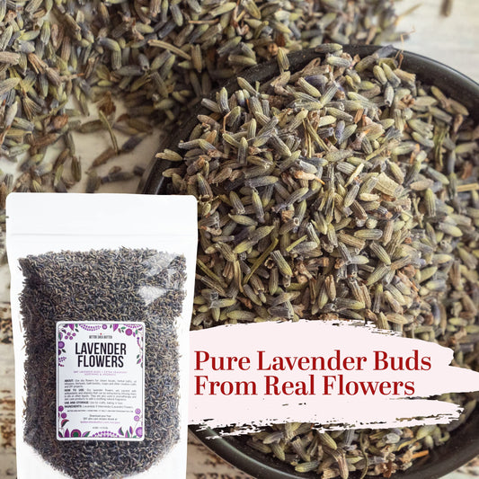 Better Shea Butter lavender buds for tea infusions and refreshing drinks