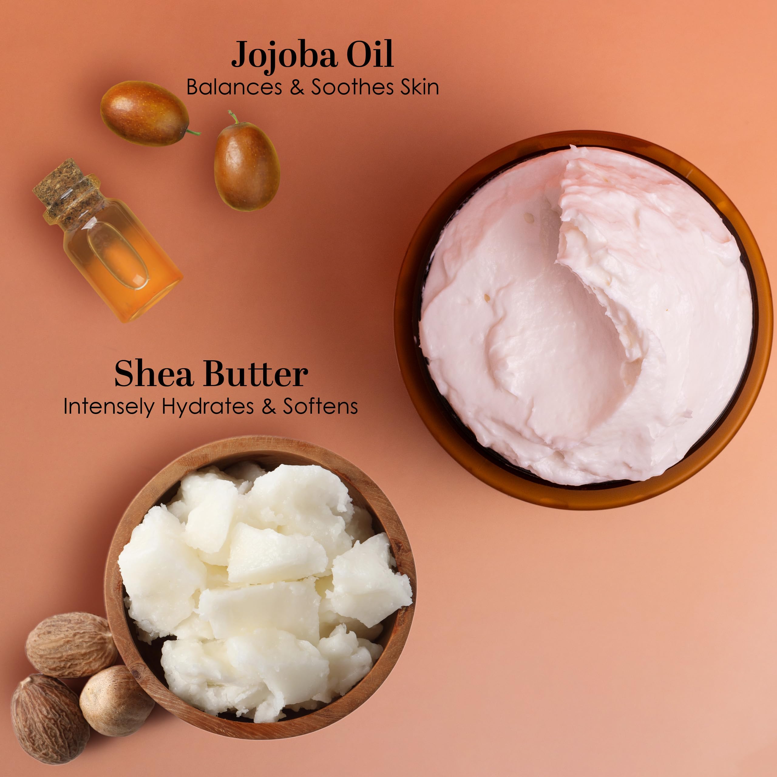 USA-made Better Shea Butter label indicating vegan, cruelty-free production.