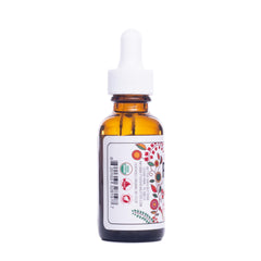 Better Shea Butter Organic Rosehip Oil amber bottle protects purity