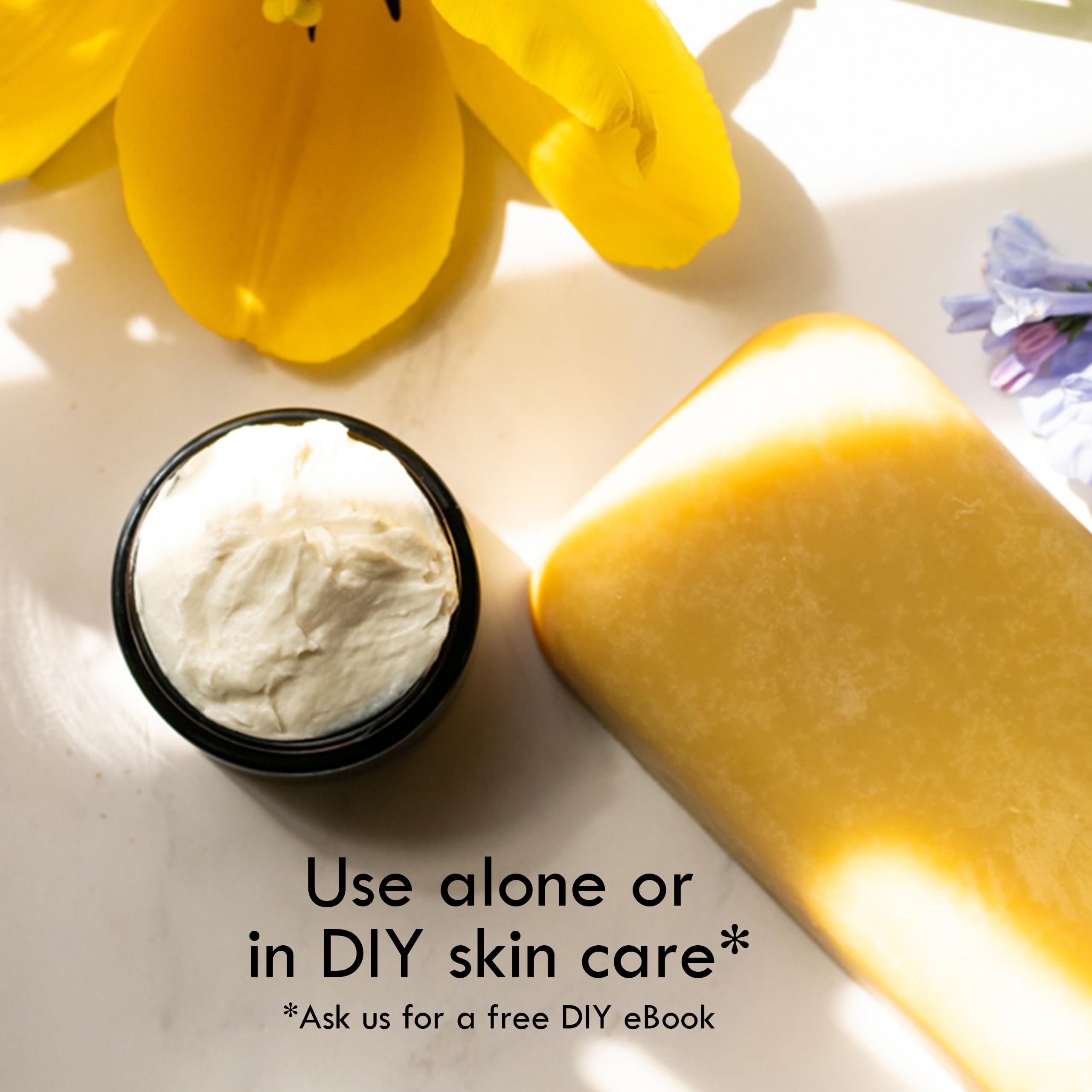 Better Shea Butter Raw Cocoa Butter Face Moisturizer absorbs quickly for a gentle finish.