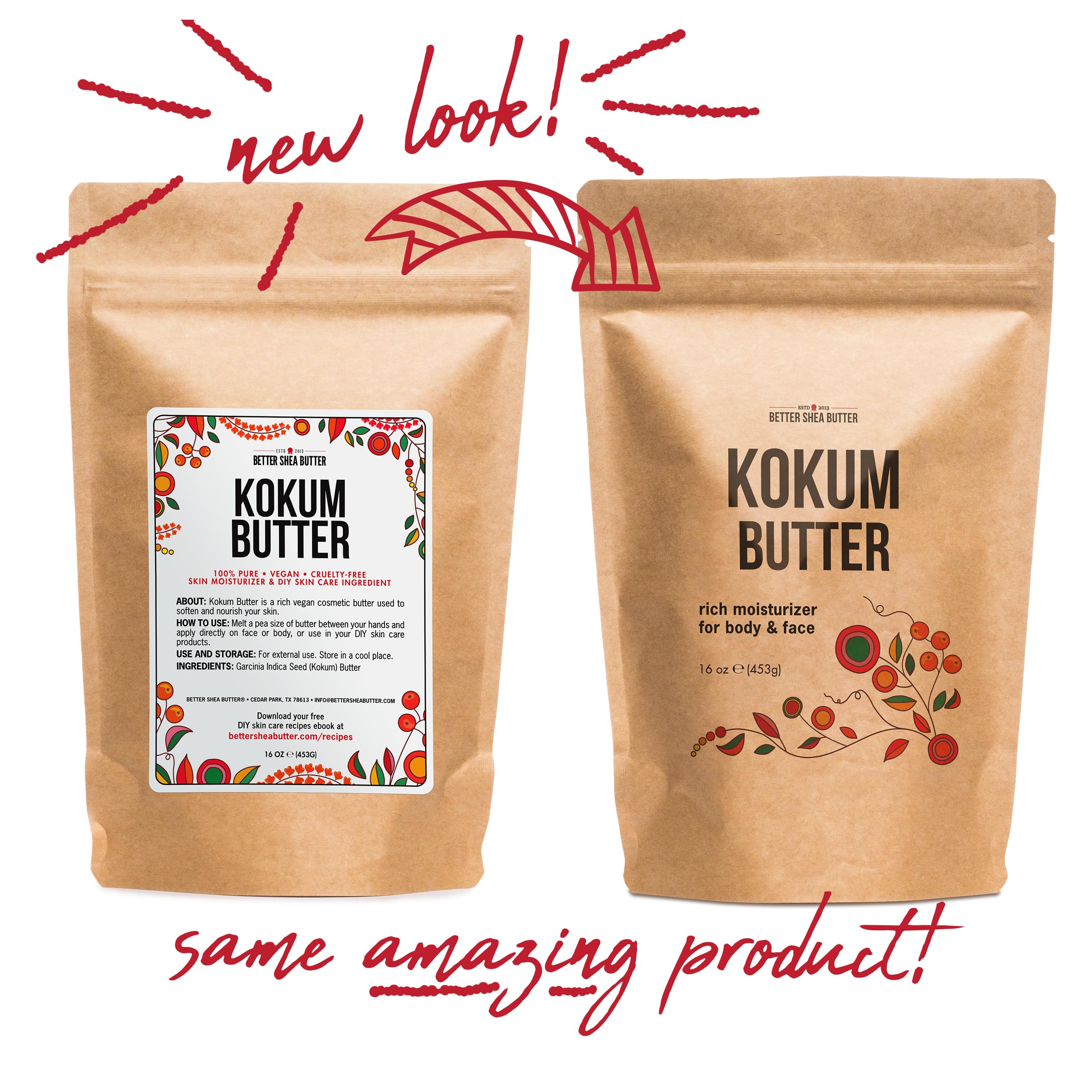 Better Shea Butter Kokum Butter for hair ends application adds natural shine