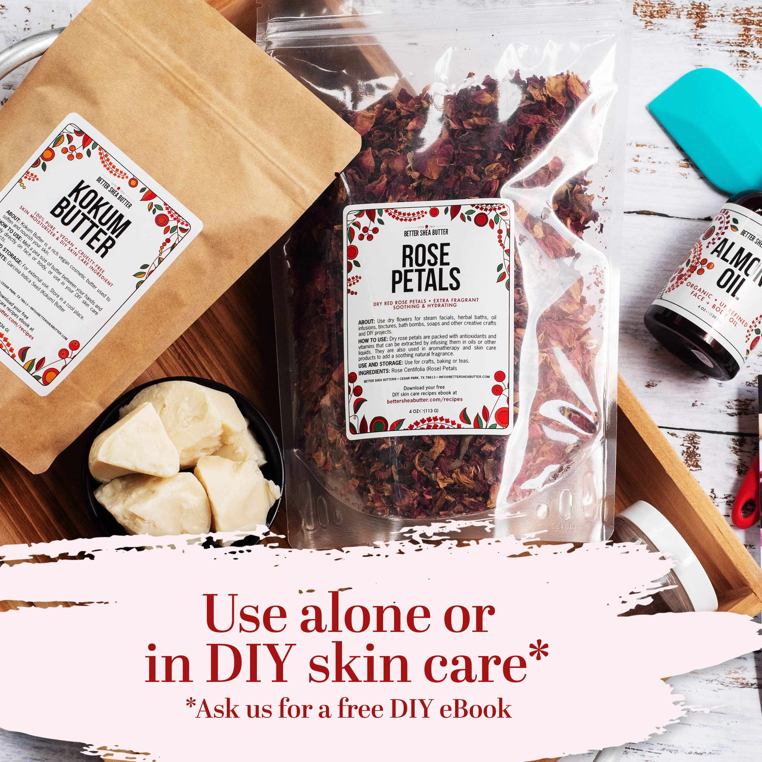 Better Shea Butter Kokum Butter lotion bar ready for DIY skincare projects