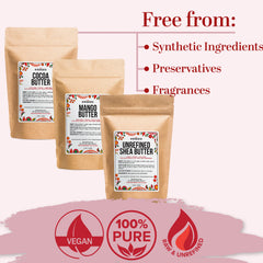 Better Shea Butter unrefined cocoa butter 16oz for velvety softness.