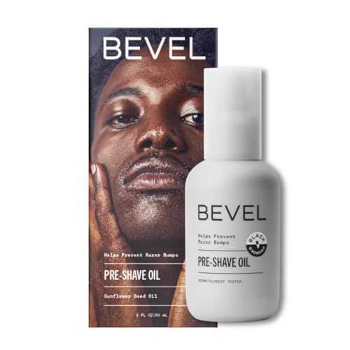 Bevel Pre Shave Oil bottle featuring olive oil for lasting moisture.