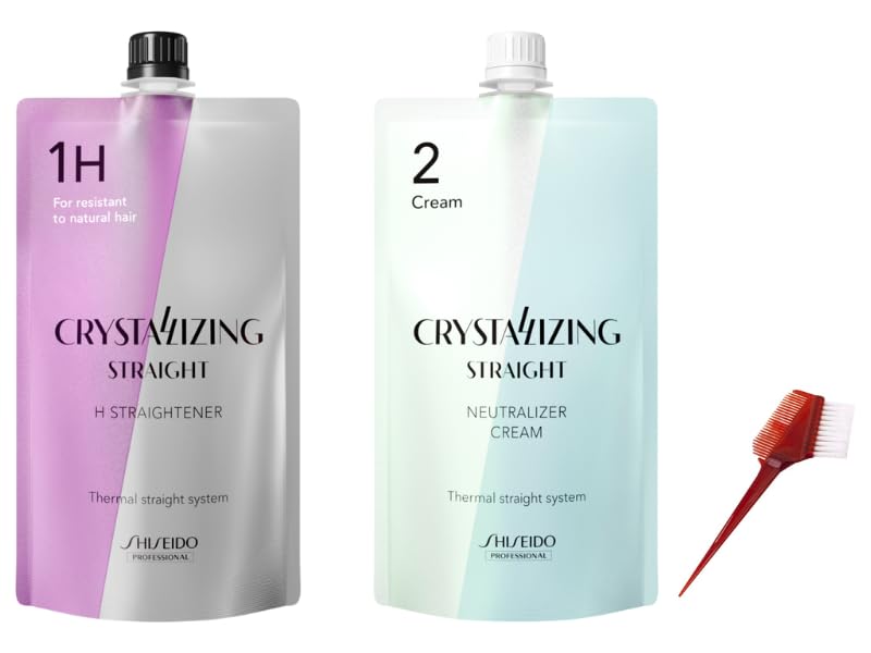 Beverly crystallizing straightener in use delivers a sleek, glossy finish