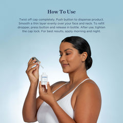 Beverly Hills MD Brighten + Tighten oil ingredients panel featuring Acquacel, Neodermyl, and BV-OSC.