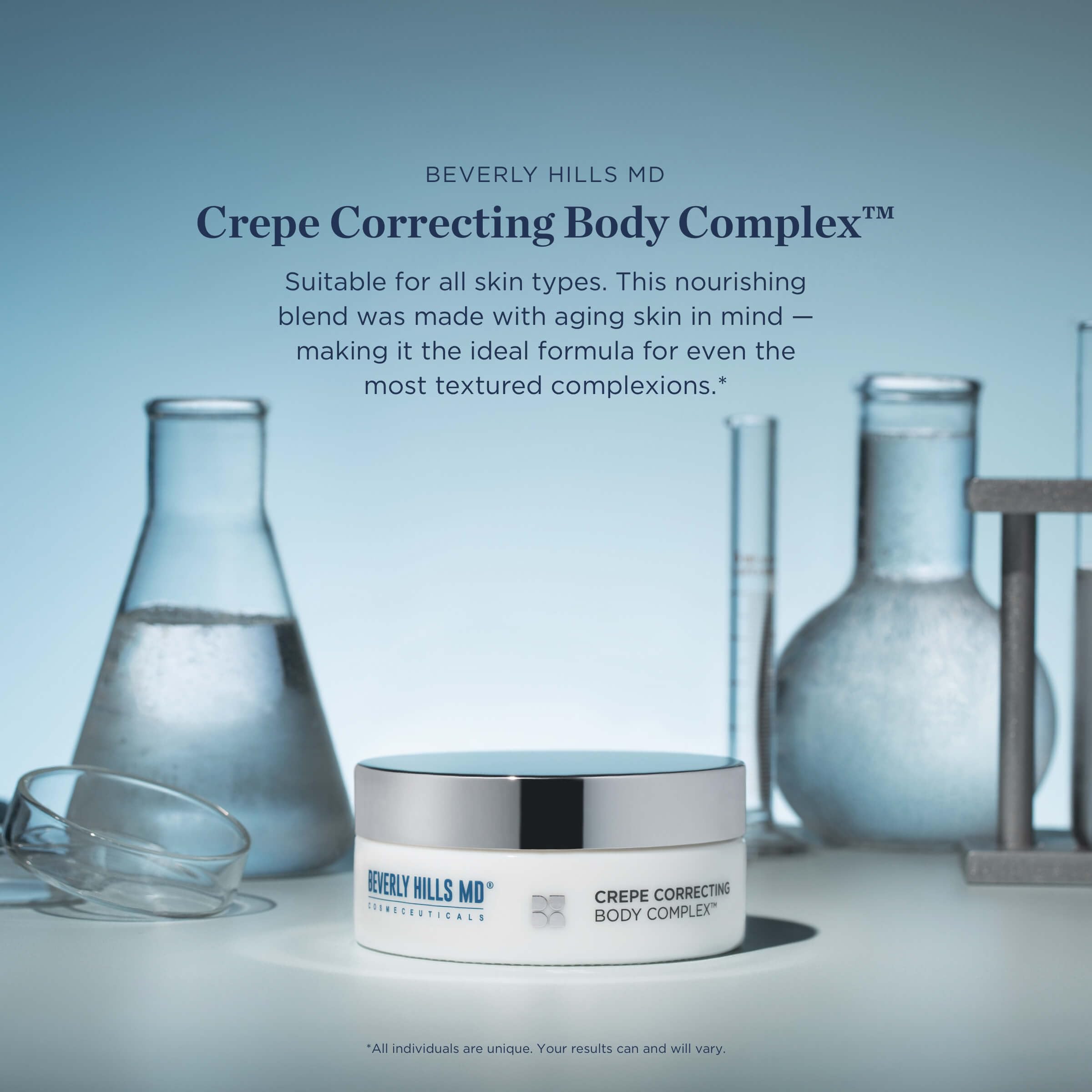Packaging and jar on clean white surface for display