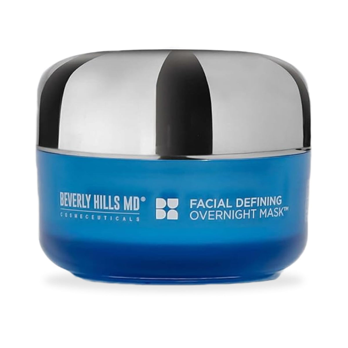 Beverly Hills MD Facial Defining Overnight Mask bottle for nighttime plumping.