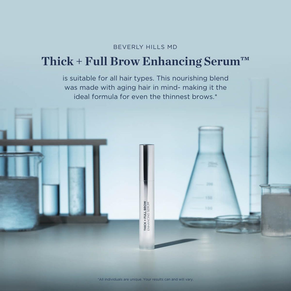 Close up texture of Beverly Hills MD Thick + Full Brow Serum for smooth glide