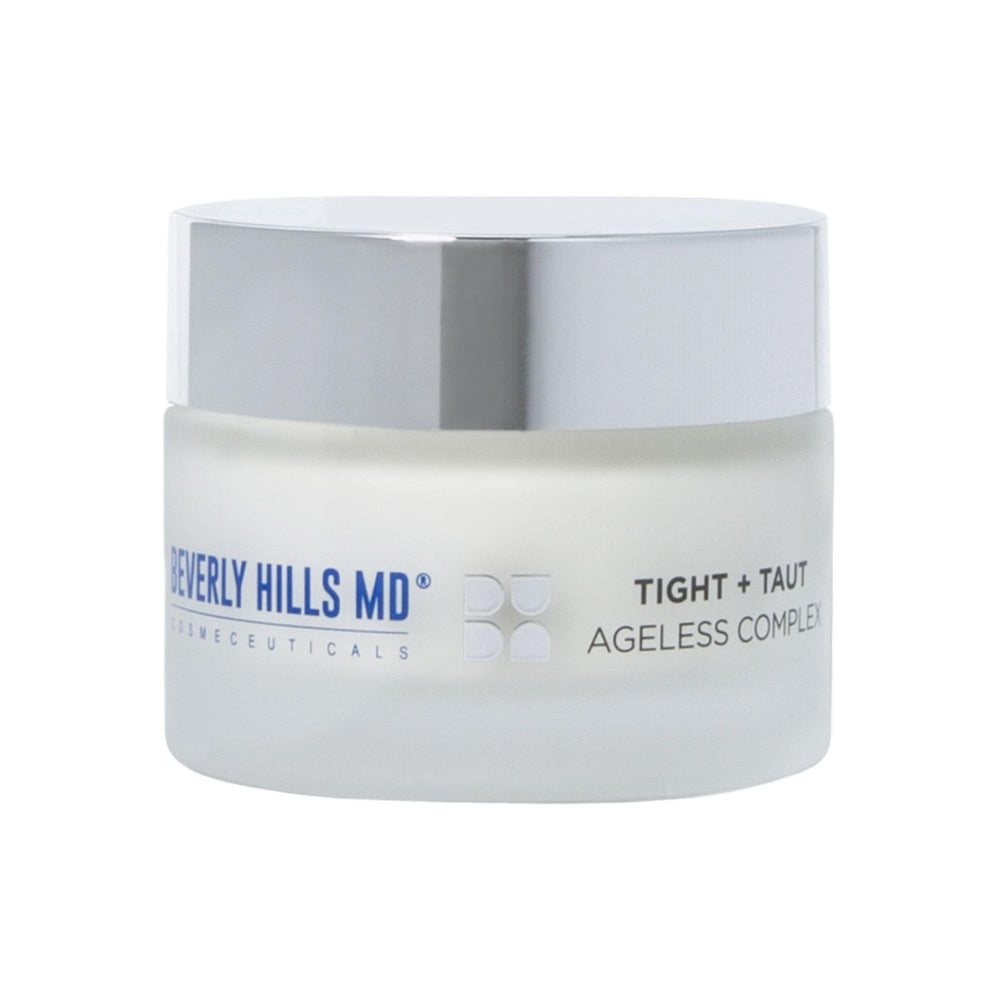 Beverly Hills MD Tight + Taut bottle close-up for premium anti aging care