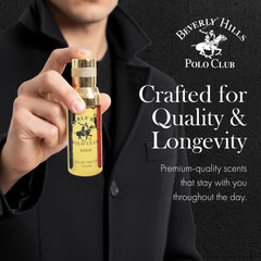 Beverly Hills Polo Club Blue mini EDT bottle for a fresh mood.