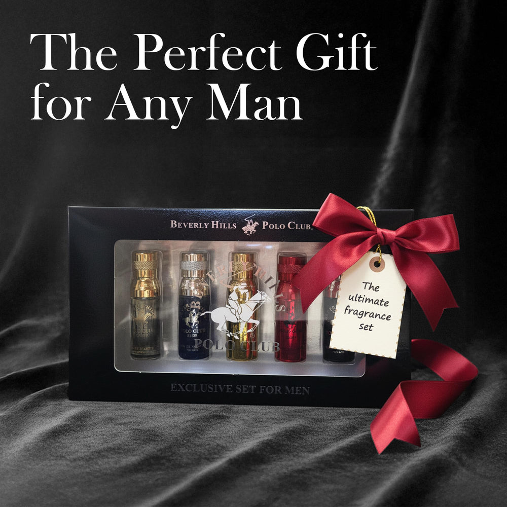 Beverly Hills Polo Club mini gift set box on display at checkout.